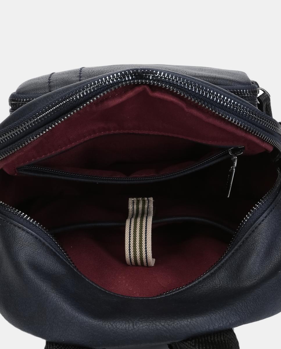 Mochila Freedom em Materiais Reciclados Azul-5