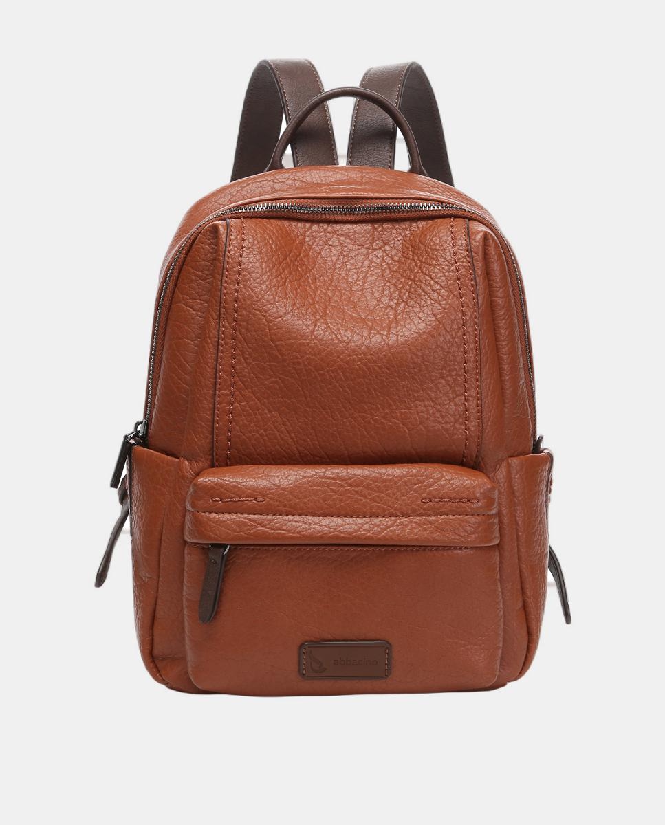 Mochila Freedom em Materiais Reciclados Castanho-1
