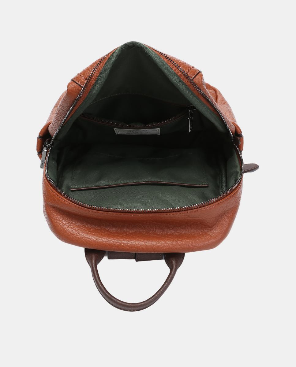 Mochila Freedom em Materiais Reciclados Castanho-6
