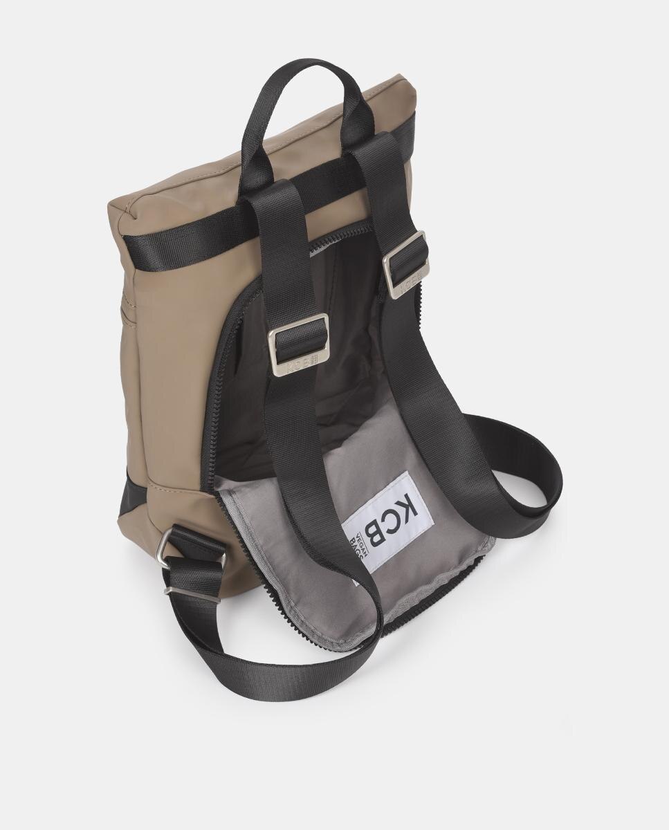Mochila Antirroubo Pequena Base Castanho-3