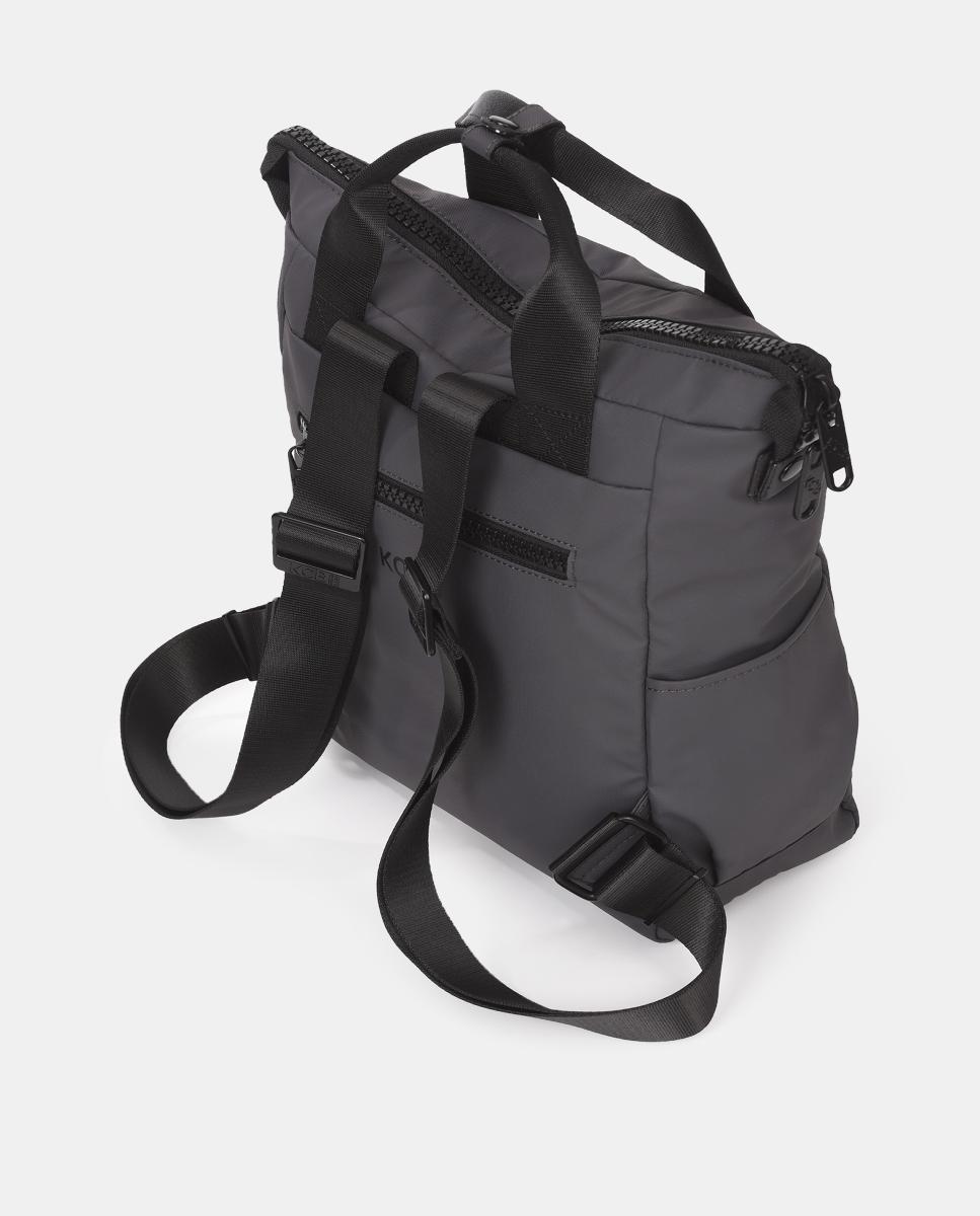 Mochila Grande Cinzento-3