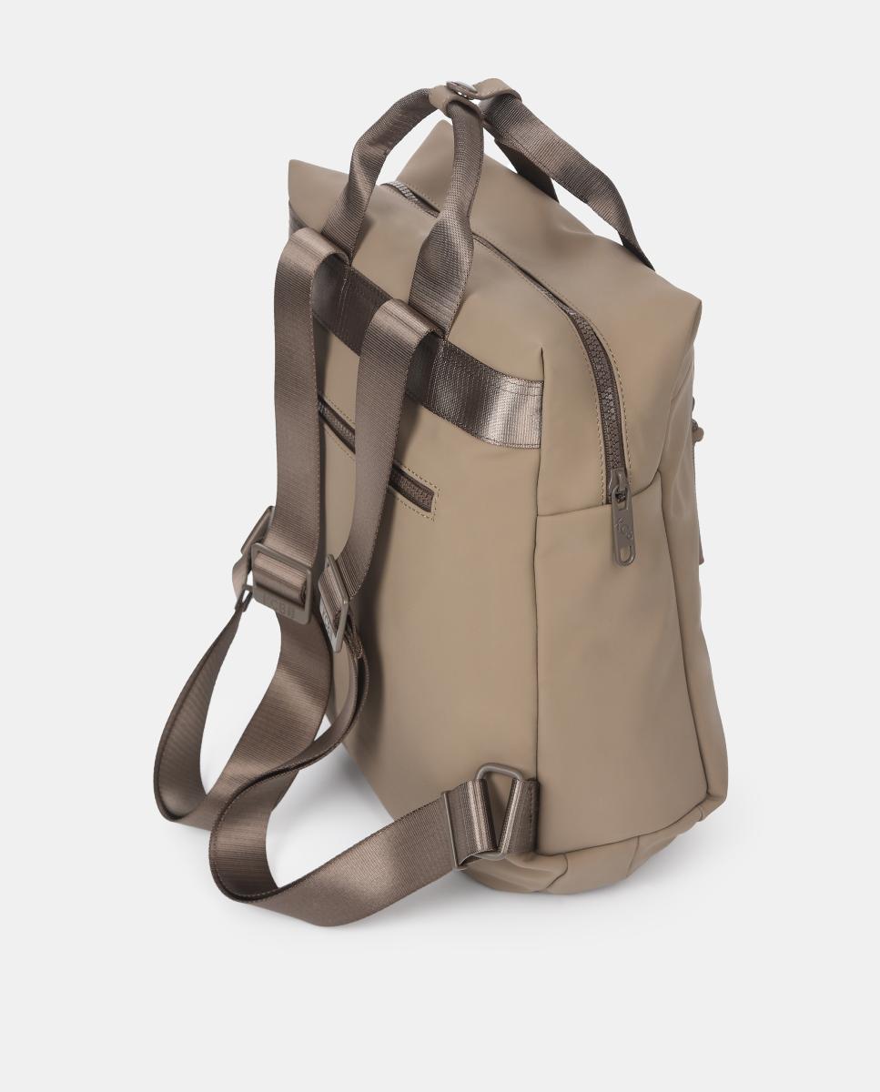 Mochila Grande Cord Castanho-2