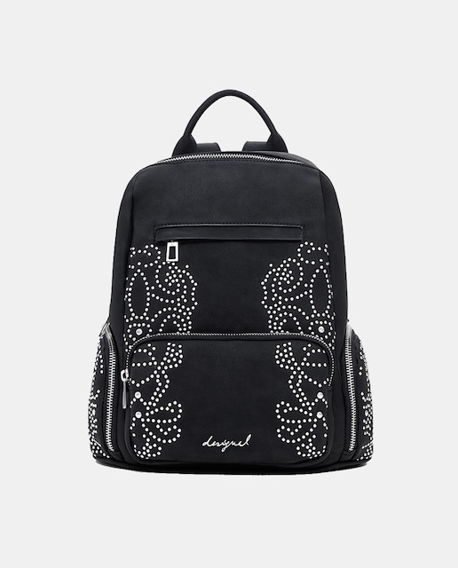 Imagem 0 de Mochila Pequena com Bolsos e Tachas