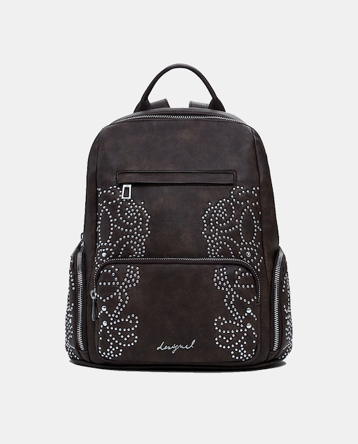Imagem 0 de Mochila Pequena com Bolsos e Tachas