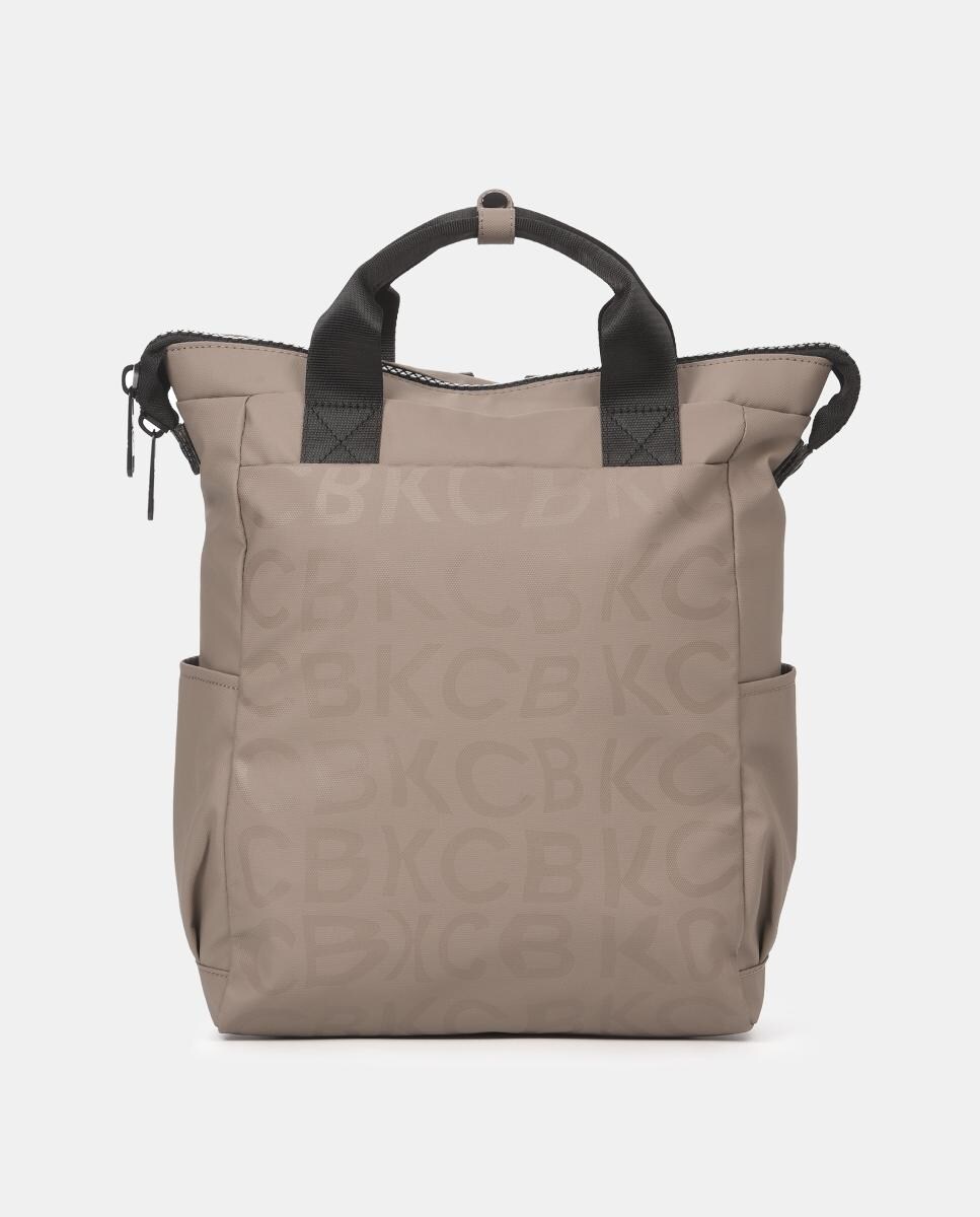 Mochila Grande Castanho-1