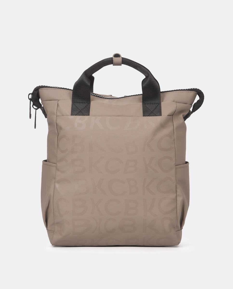 Mochila Média Castanho-1