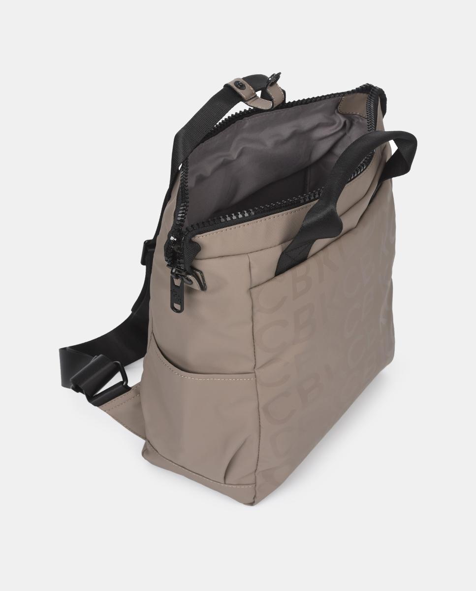 Mochila Média Castanho-2