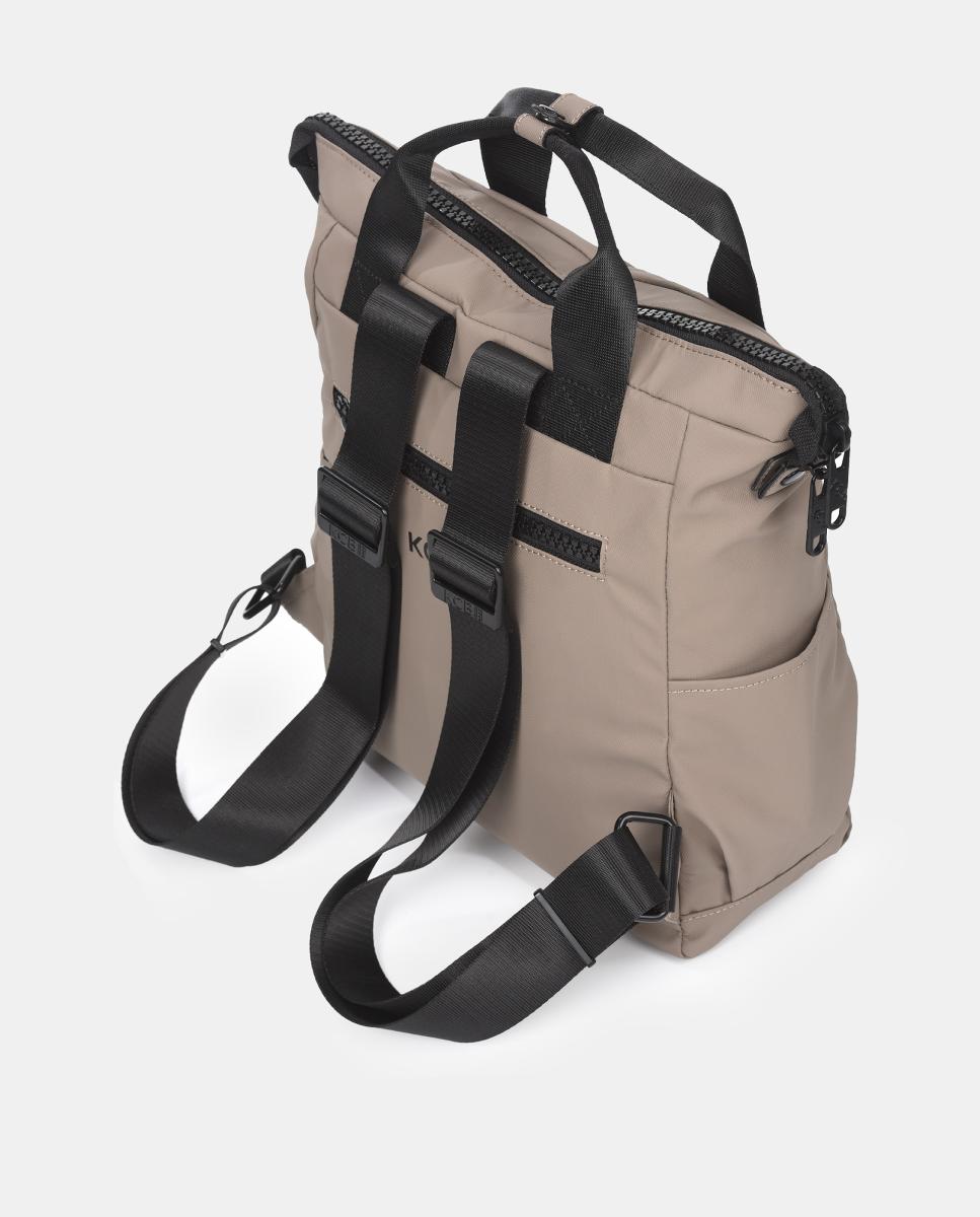 Mochila Média Castanho-3