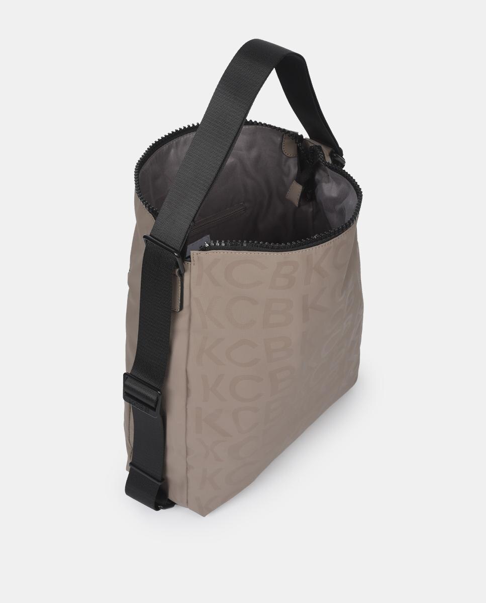 Mala Tipo Mochila Castanho-2