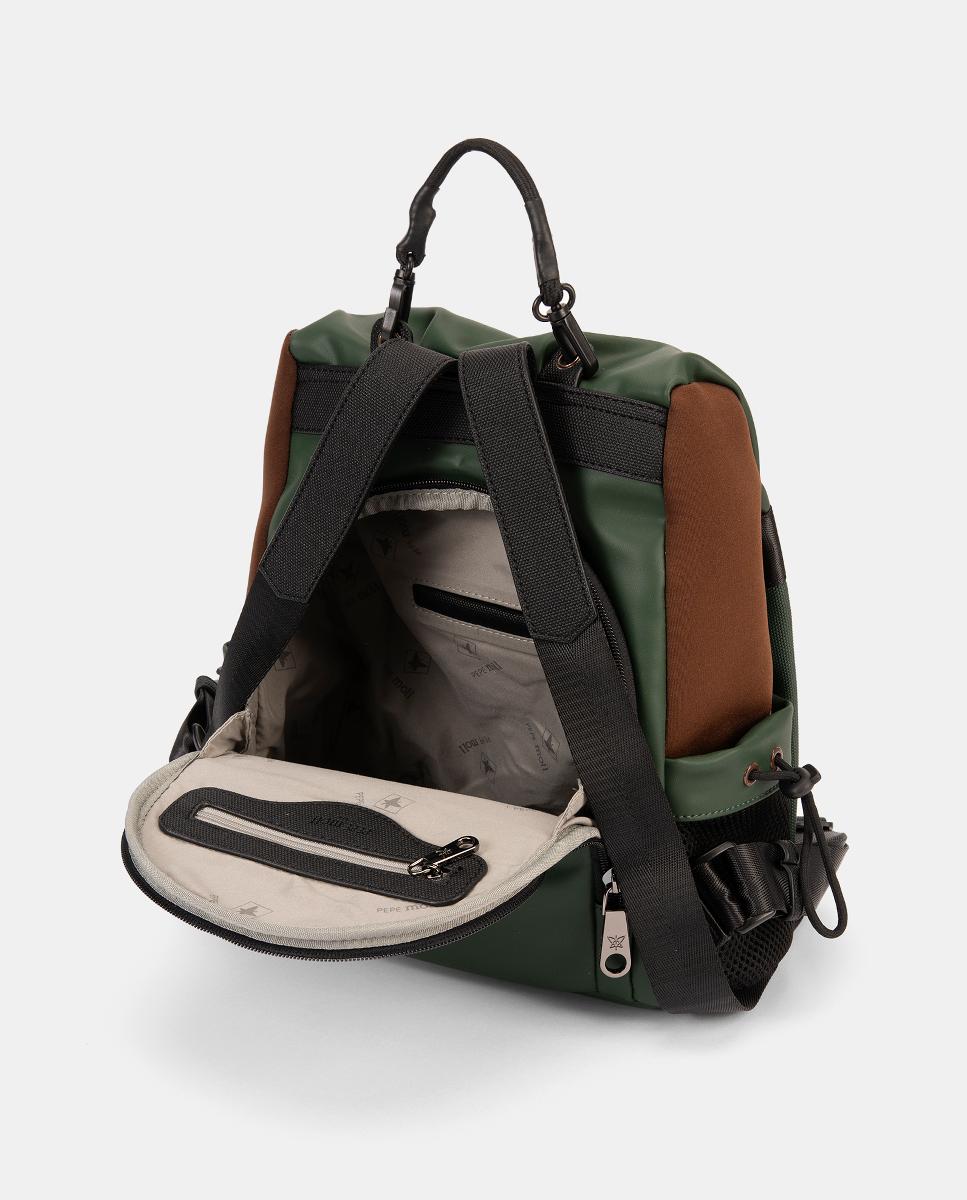 Mochila de Neopreno Verde-escuro-3