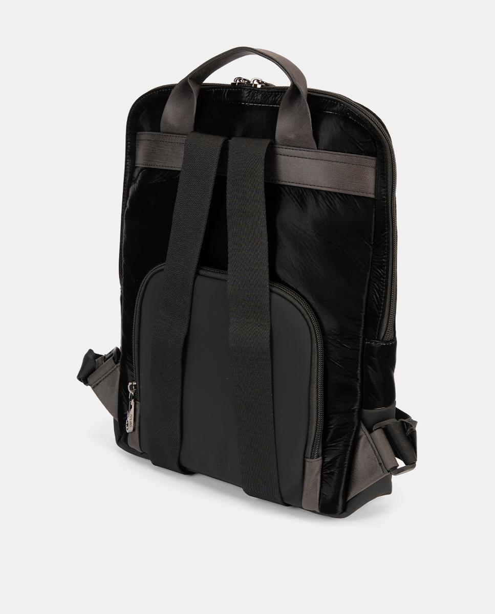Mochila de nylon Preto-2