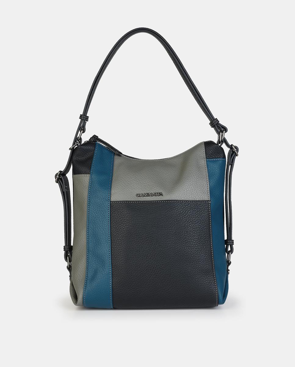 Mala-Mochila com Fecho de Correr Preto-1