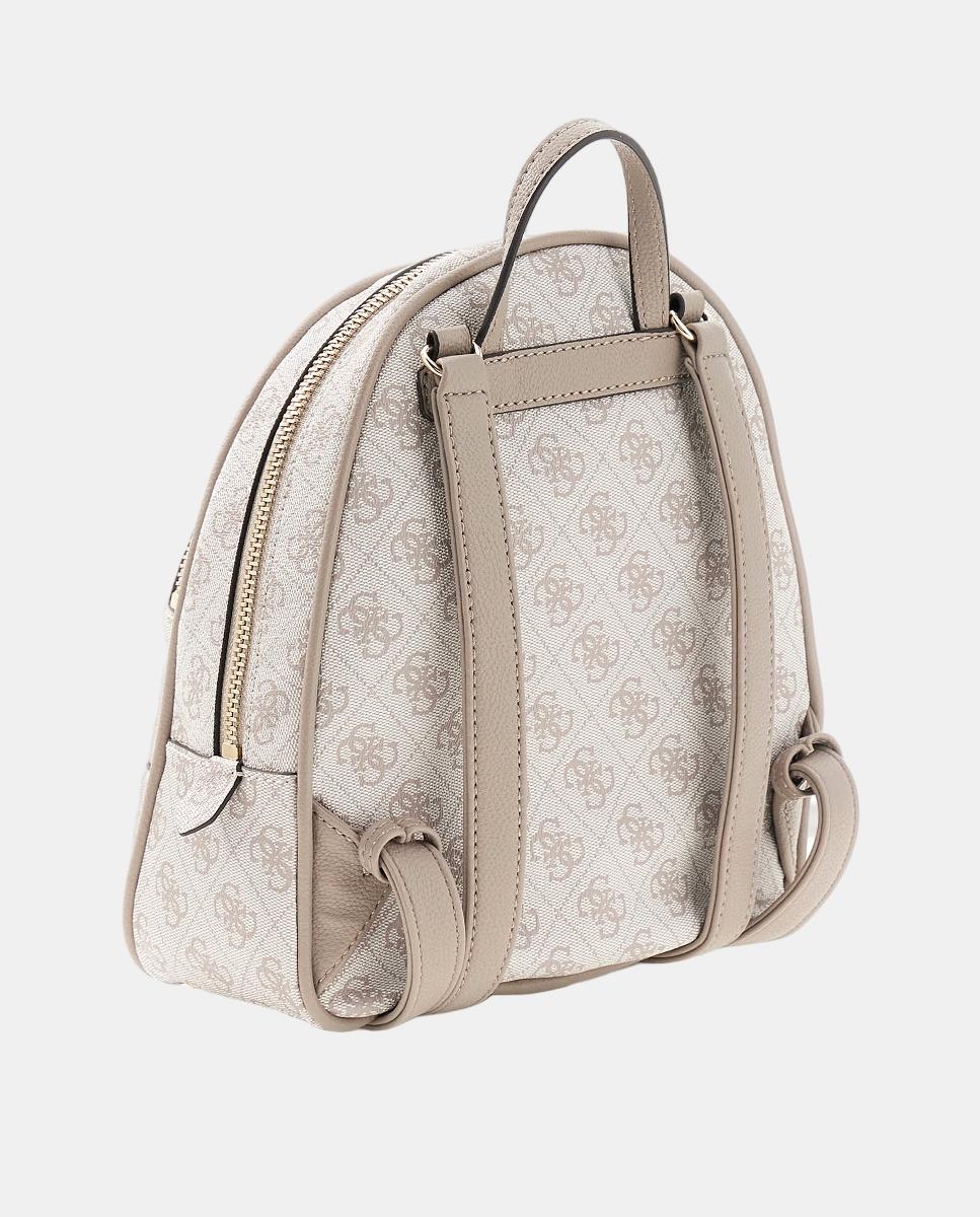 Mochila com Fecho de Correr Branco-5