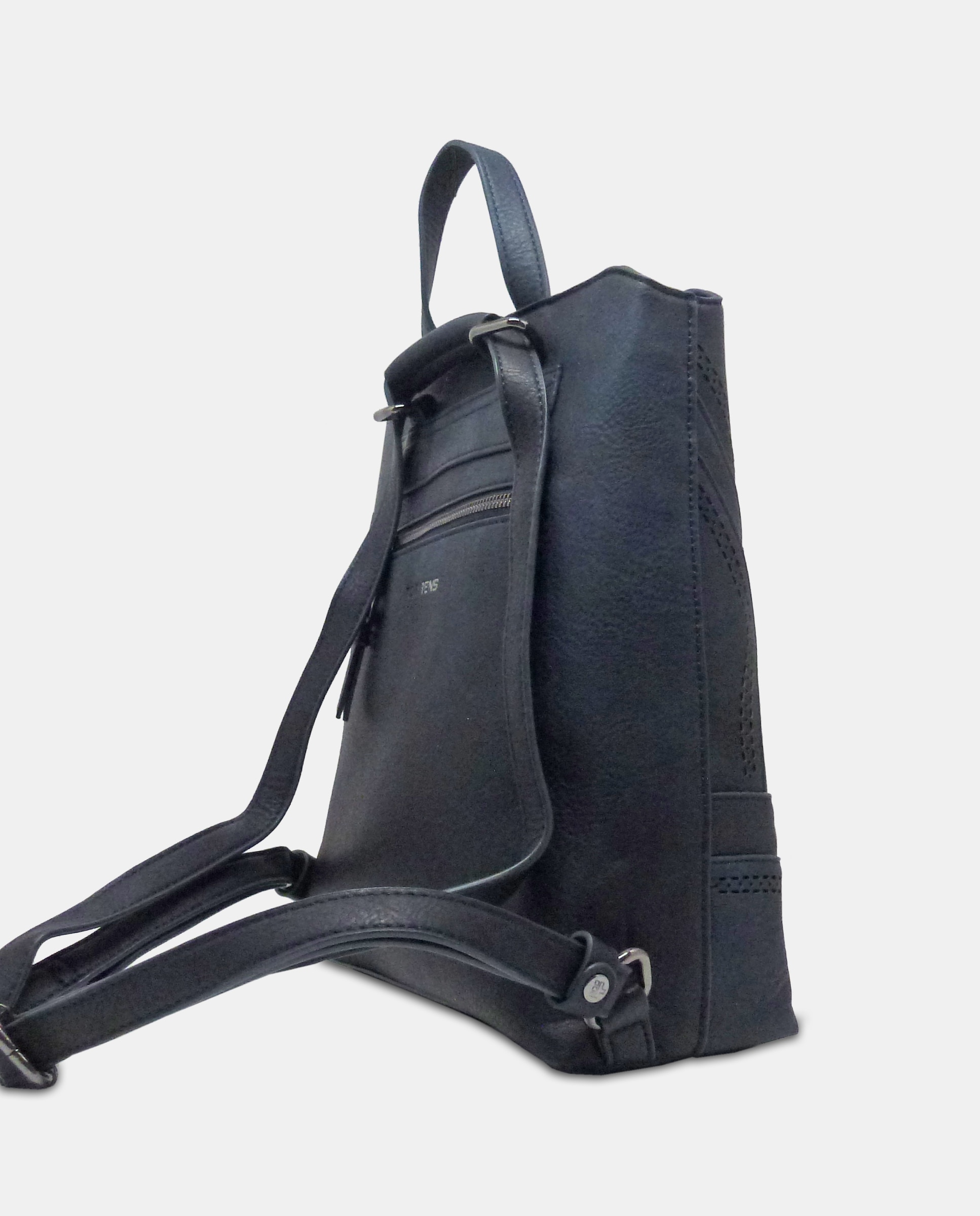Mochila com Alça de Finalidade Dupla e Fecho de Correr Azul-marinho-2