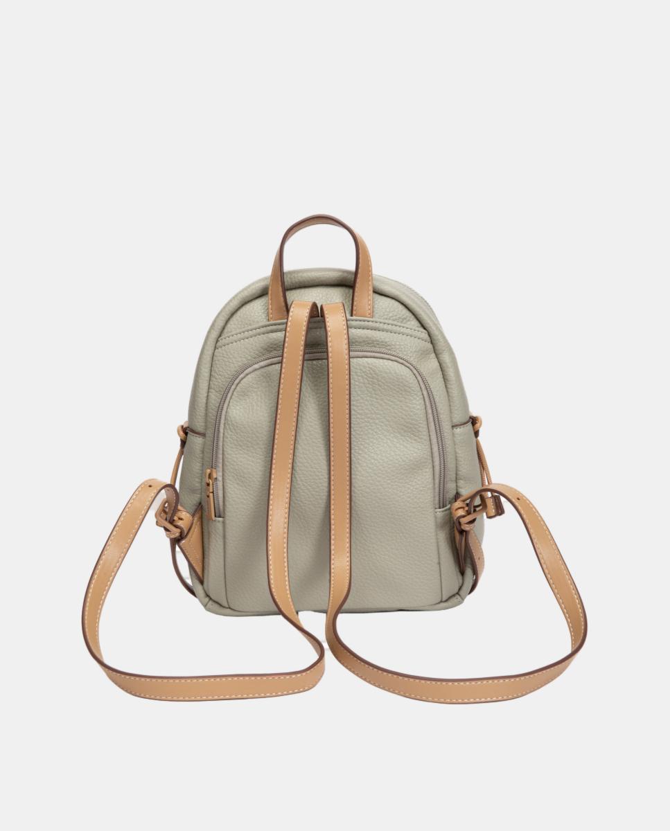 Mochila com Alças em Contraste Verde-3