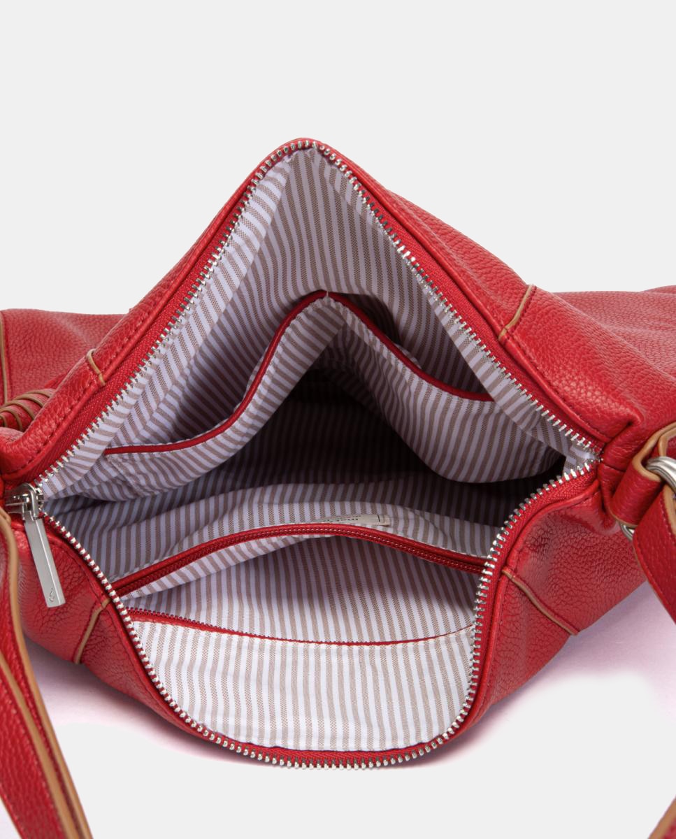 Mala Multifunções com Borla Vermelho-6