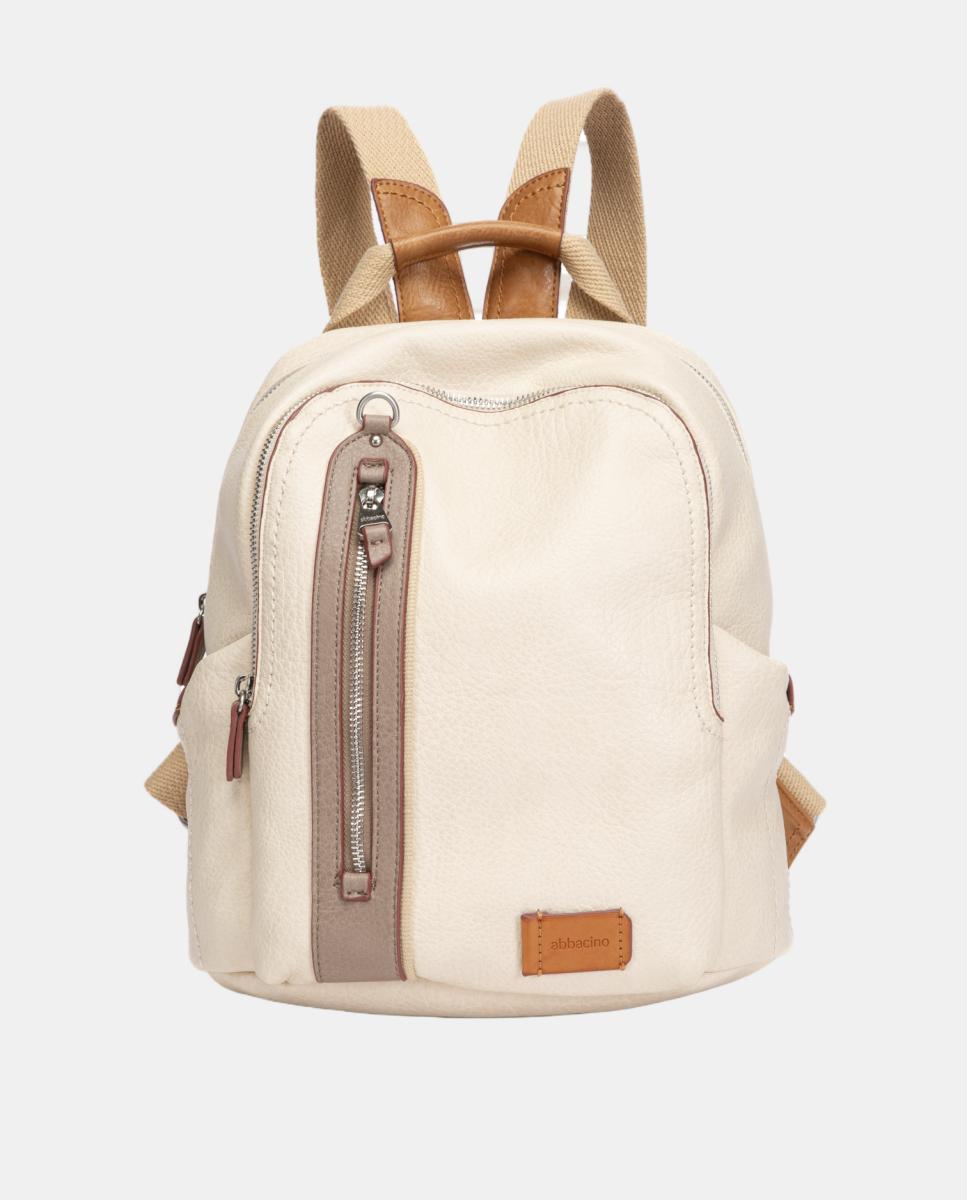 Mochila con detalles a contraste - Abbacino - Beige Beige-1