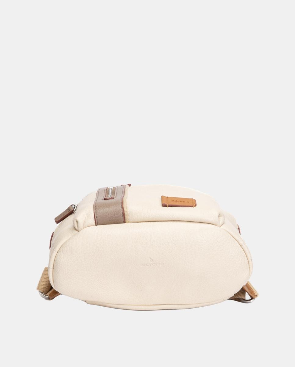 Mochila con detalles a contraste - Abbacino - Beige Beige-4