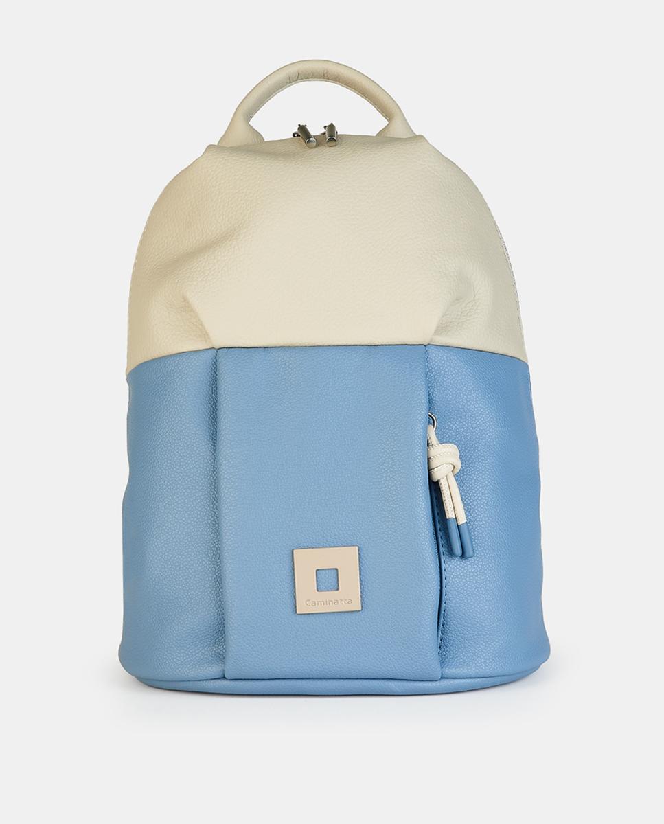 Mochila com Fecho de Correr Azul-1