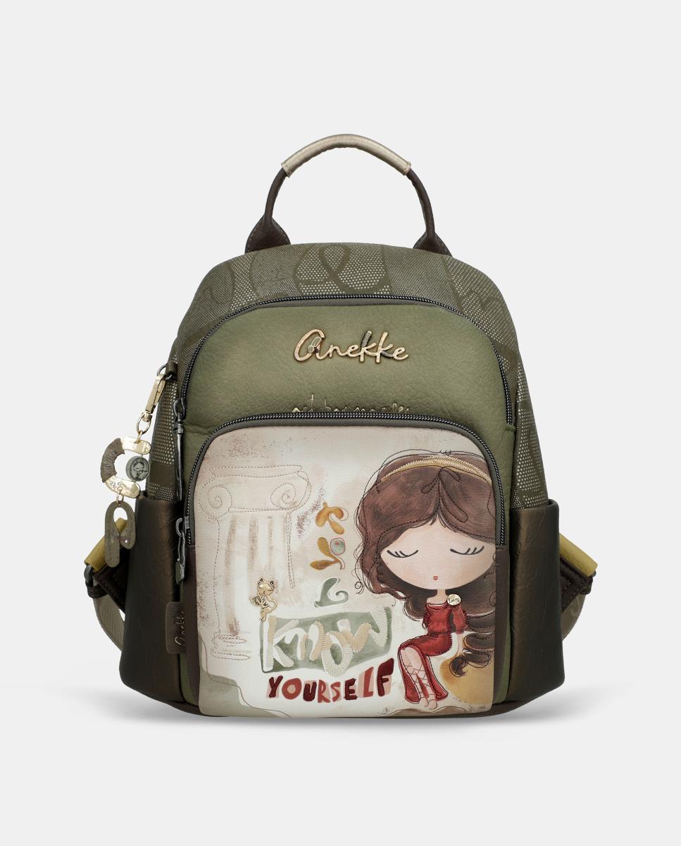 Mochila com Bolso à Frente Muse Multicolor-1