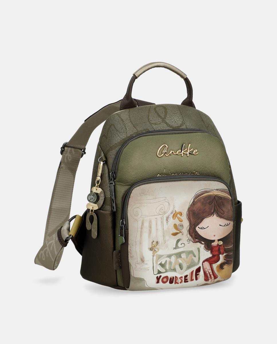 Mochila com Bolso à Frente Muse Multicolor-2