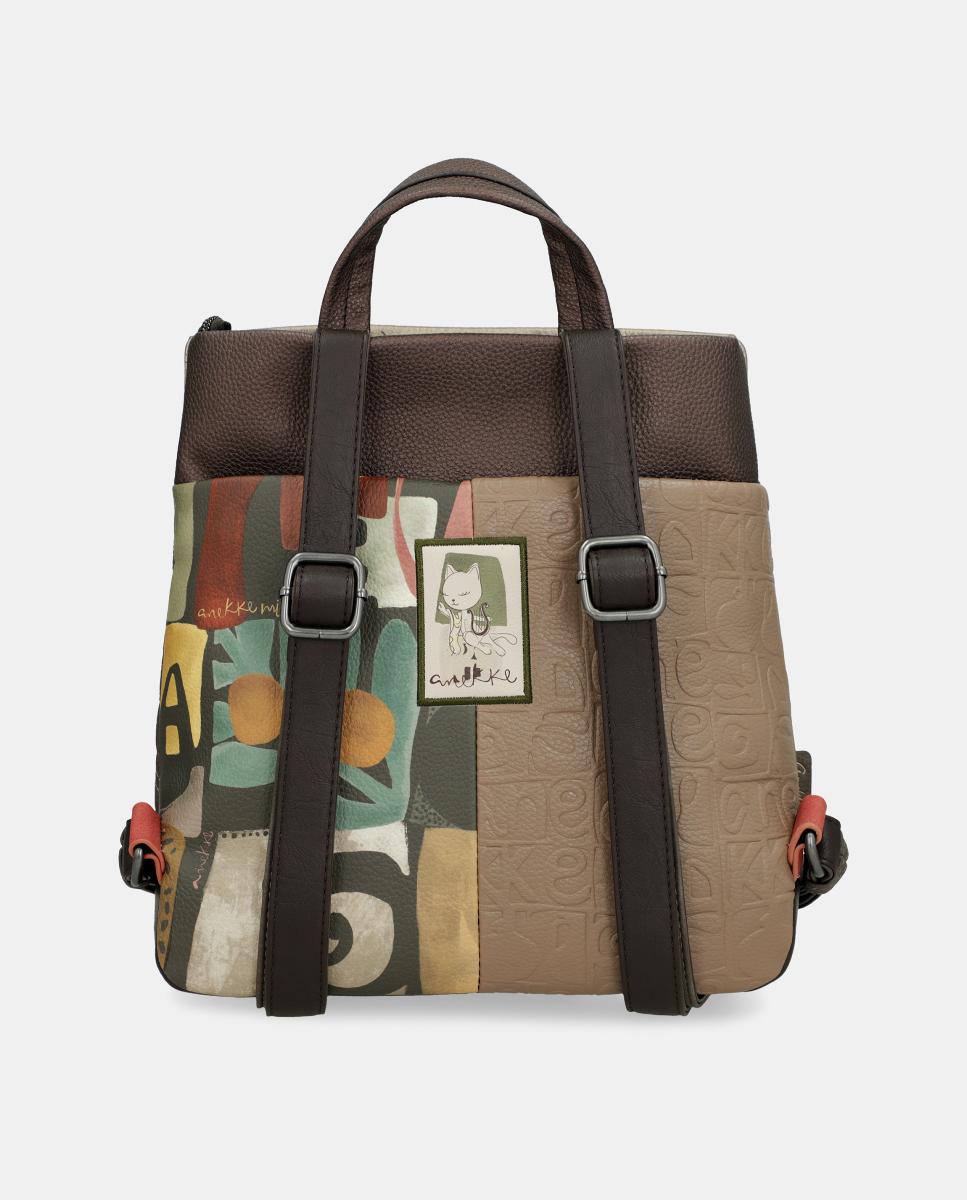 Mochila Quadrada Amphora Multicolor-3