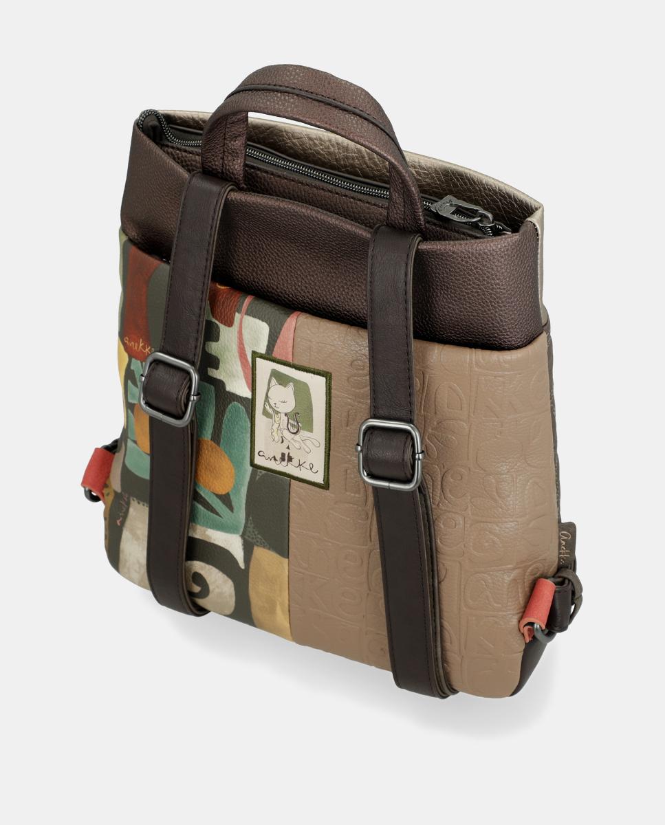 Mochila Quadrada Amphora Multicolor-4