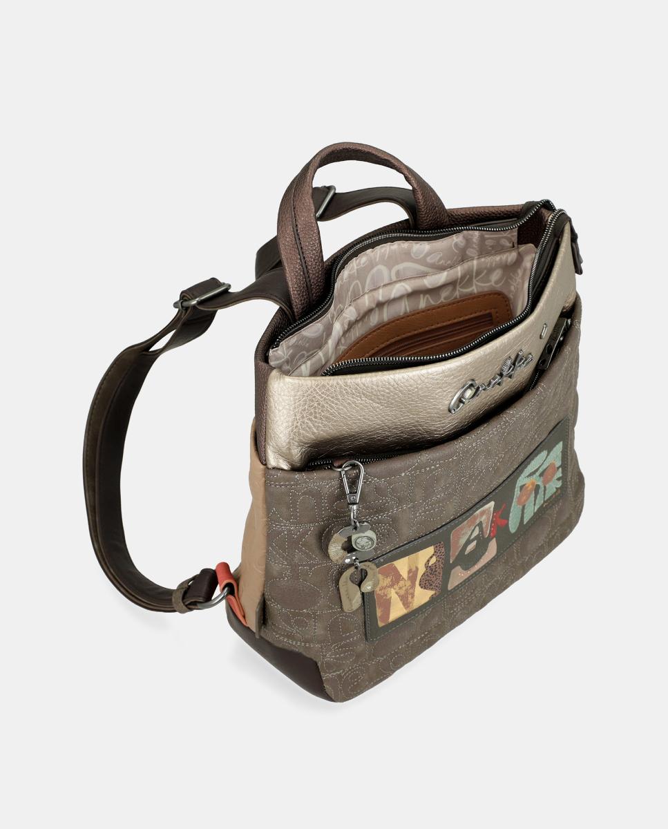 Mochila Quadrada Amphora Multicolor-5