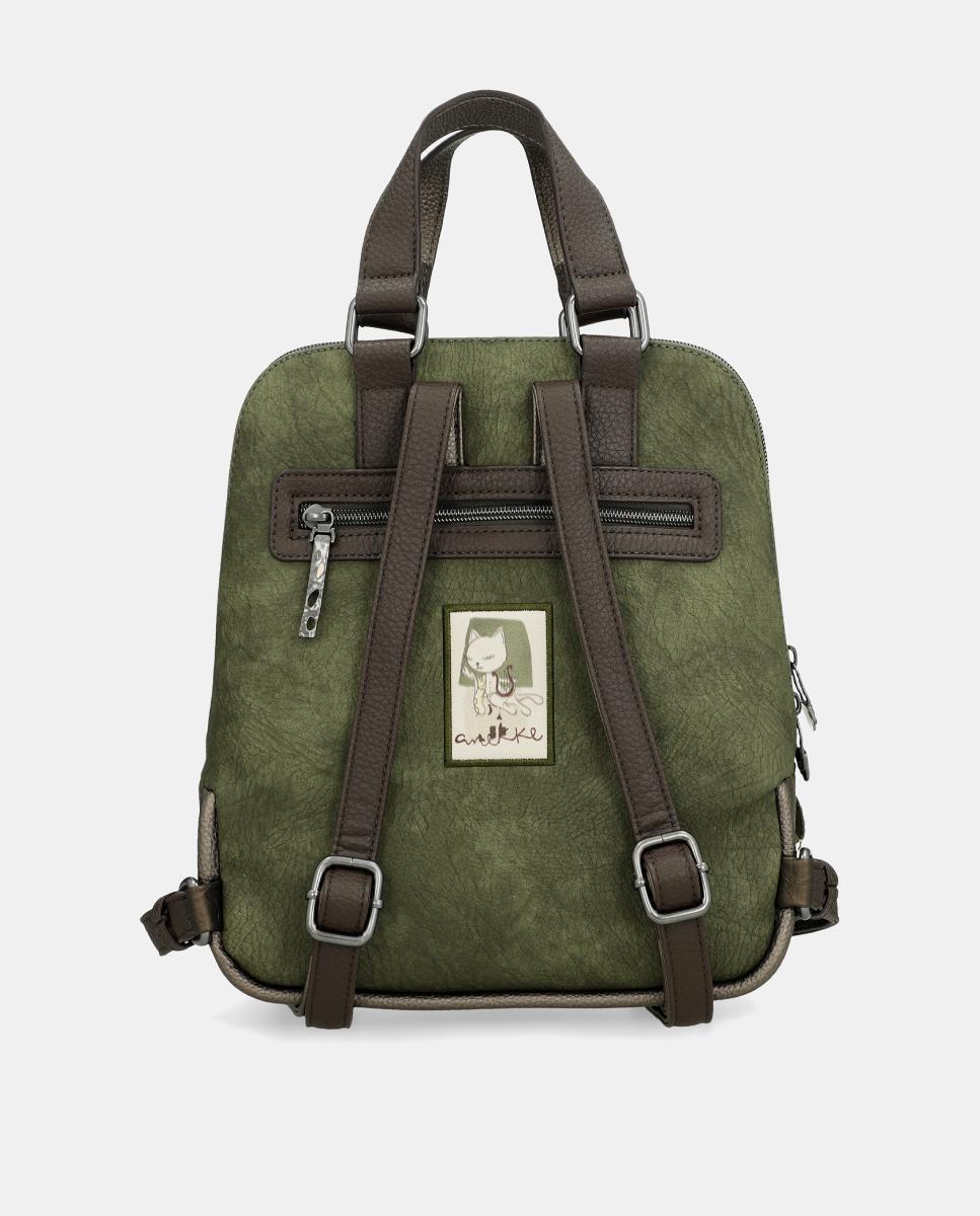 Mochila Estampada com Alça Curta Amphora Multicolor-3