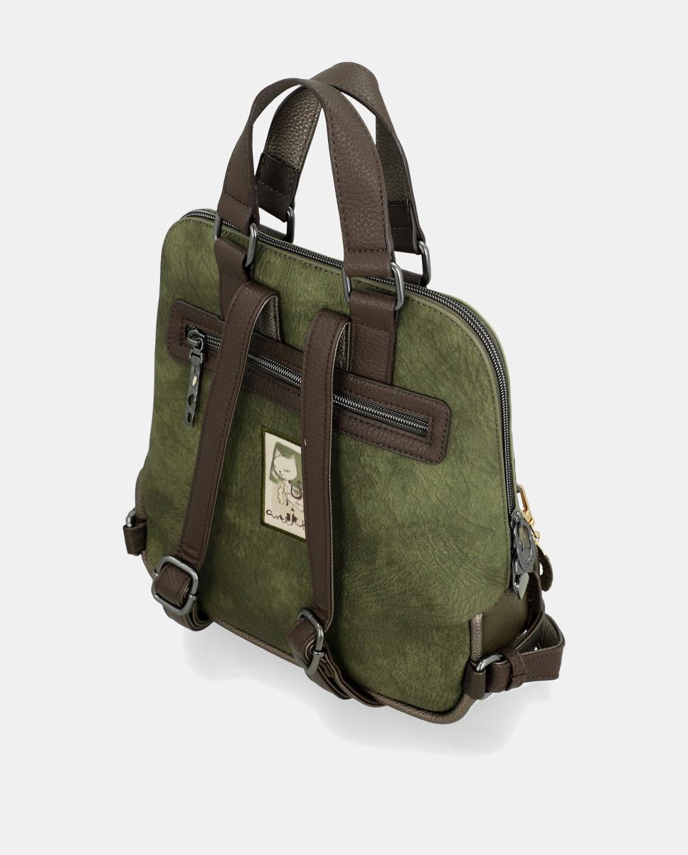 Mochila Estampada com Alça Curta Amphora Multicolor-4