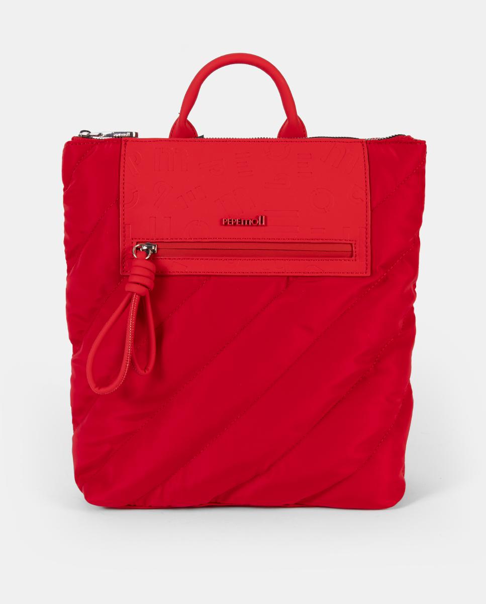 Mochila de Nylon Vermelho-1