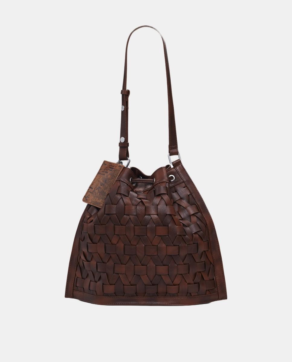 Imagem 0 de Mochila Tipo Saco com Entrançado Médio