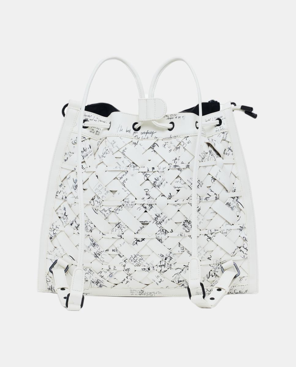 Mochila Média com Lettering Cru-3