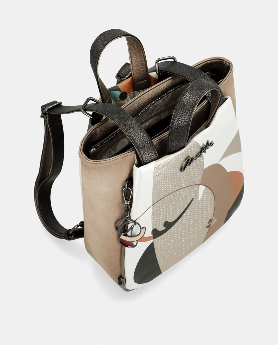 Mochila de Alça Dupla Eikon Multicolor-5
