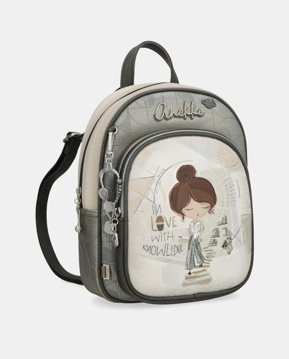 Mochila com Bolso à Frente Sophia Multicolor-2