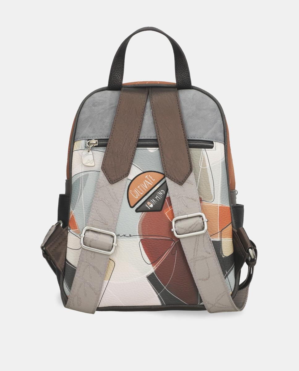 Mochila com Estampado Sophia Multicolor-3