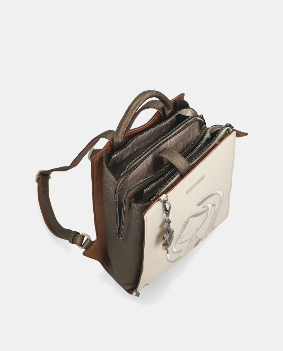 Mochila Quadrada Gaia Multicolor-5