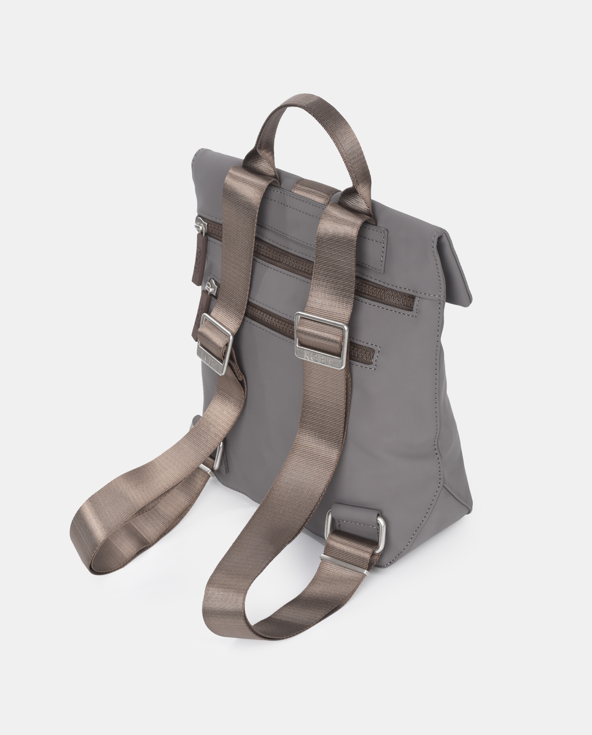 Mochila anti-roubo pequena KCB Chain Cinzento-3