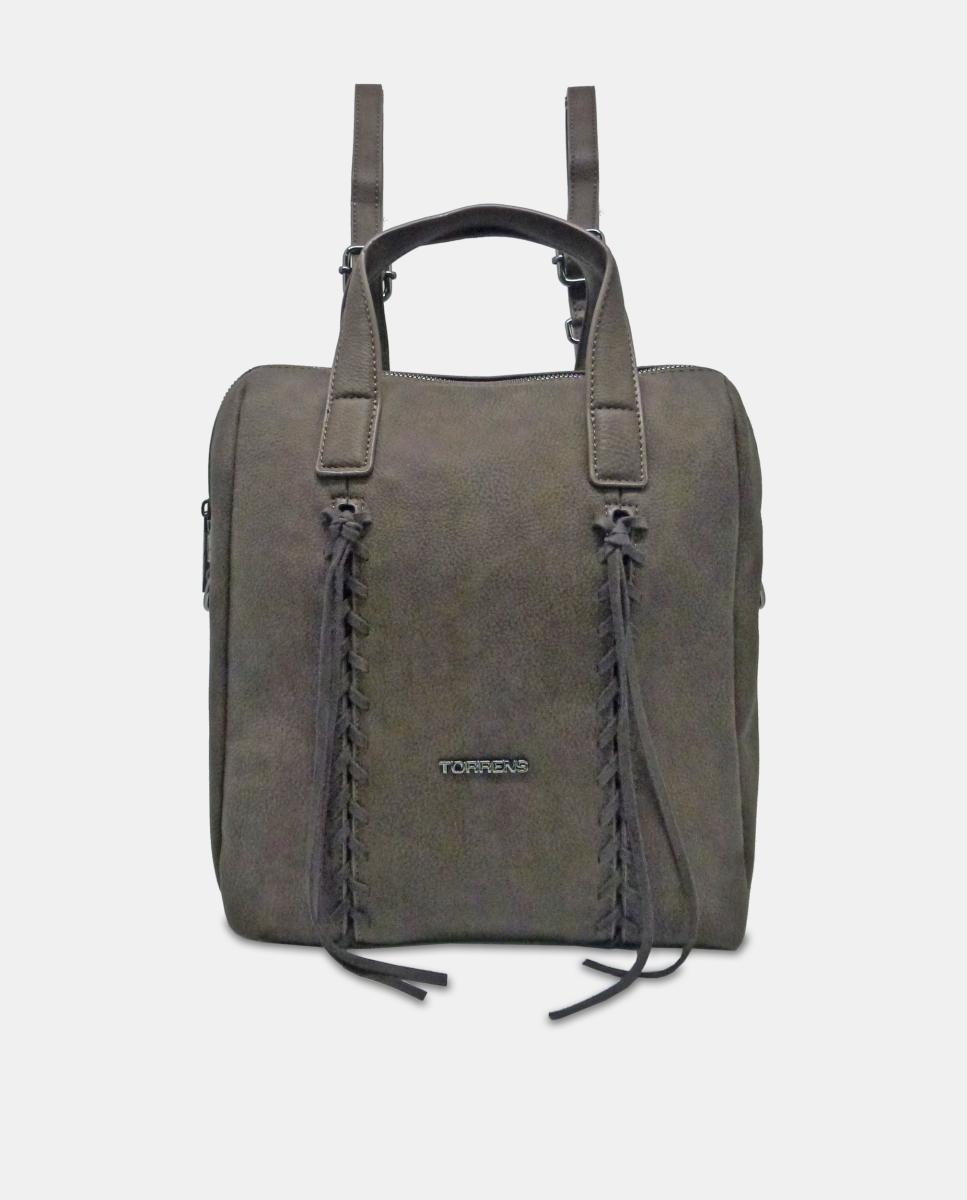 Imagen 0 de Bolso 3 en 1; mochila, bolso y bandolera Gris