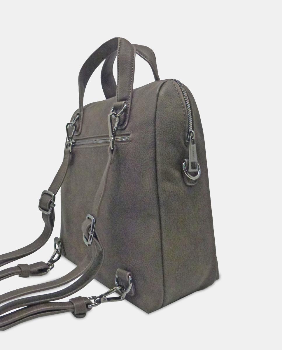 Bolso 3 en 1; mochila, bolso y bandolera - Torrens - Gris Gris-2