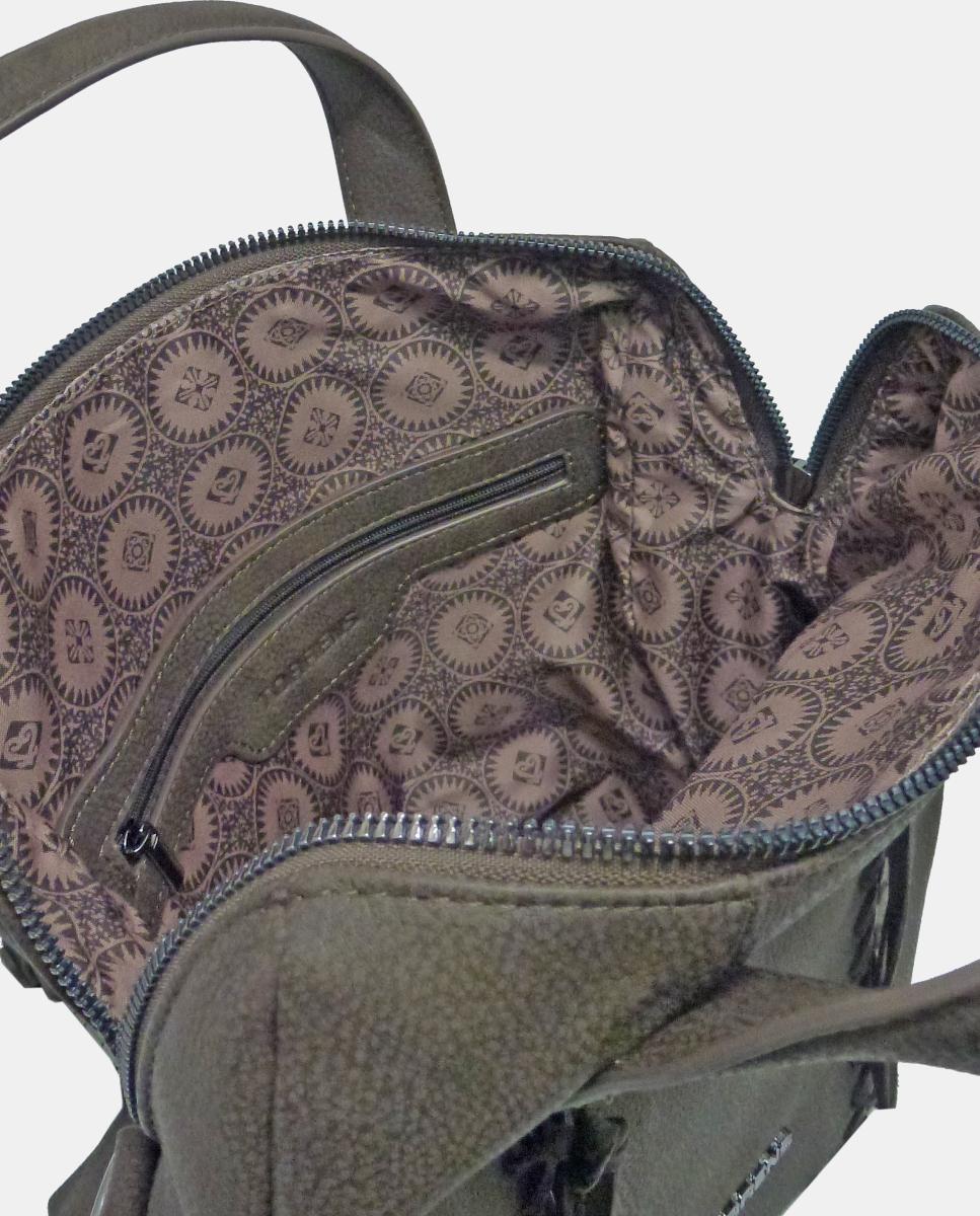 Bolso 3 en 1; mochila, bolso y bandolera - Torrens - Gris Gris-3