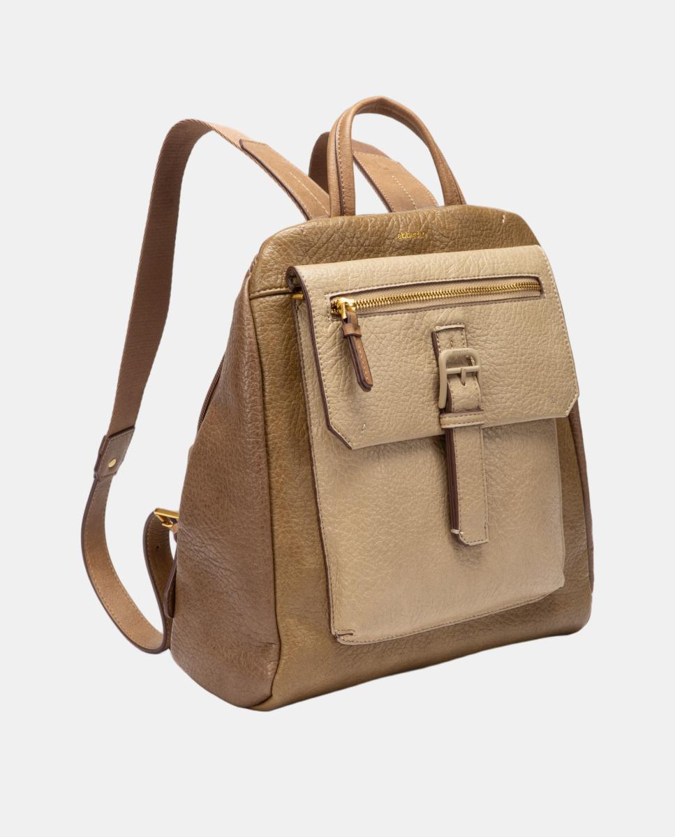 Mochila em Materiais Reciclados Taupe-2