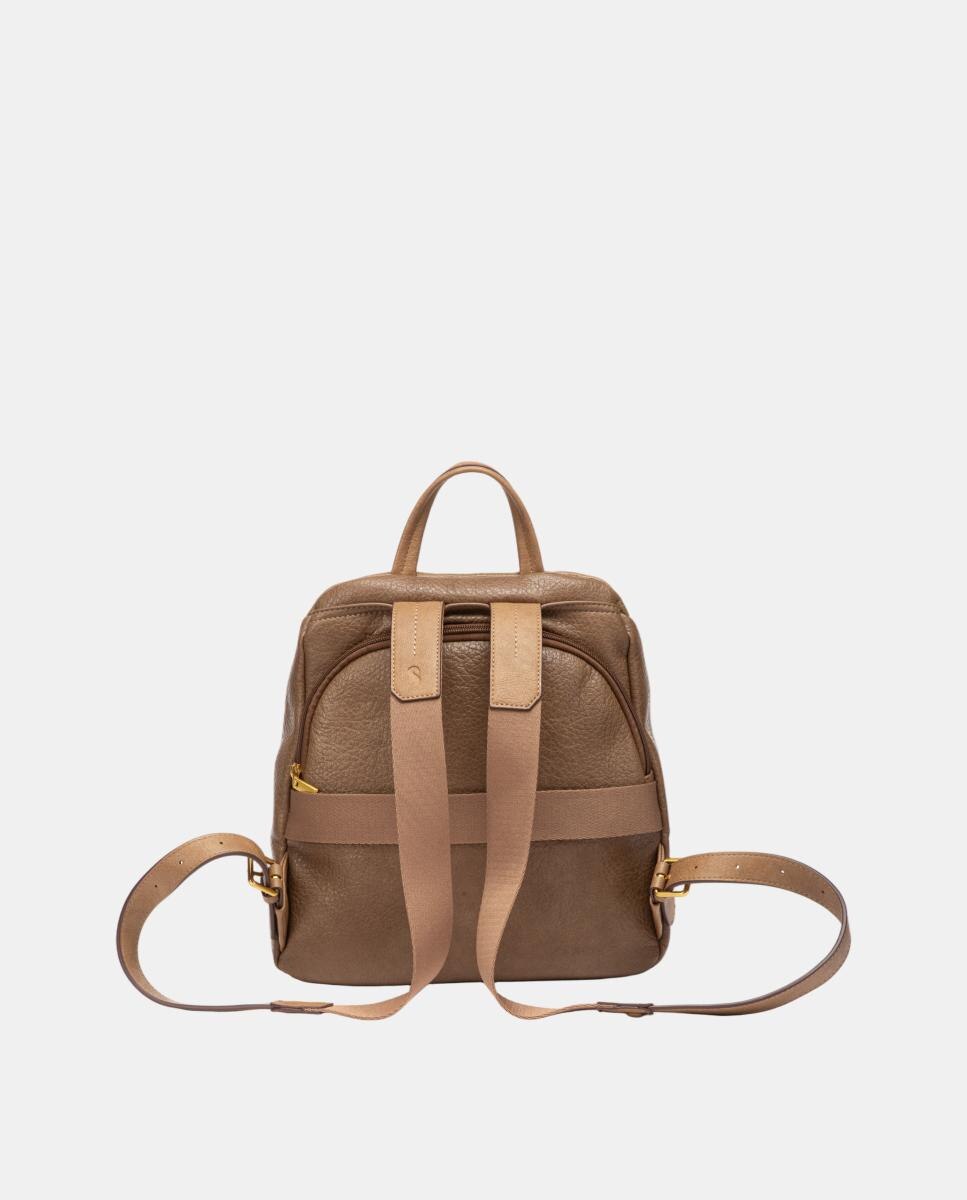 Mochila em Materiais Reciclados Taupe-3