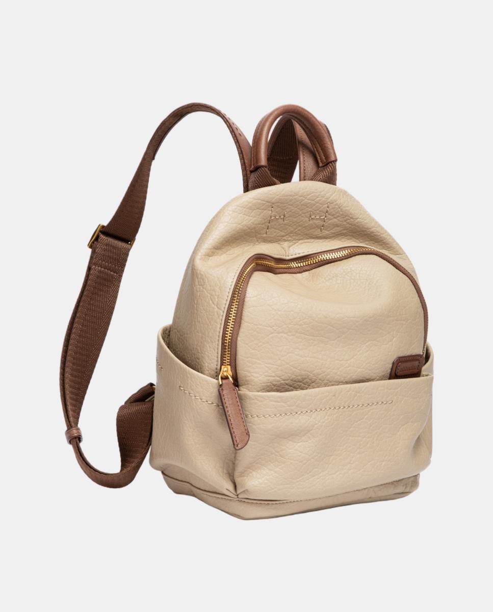 Mochila em Materiais Reciclados Bege-2