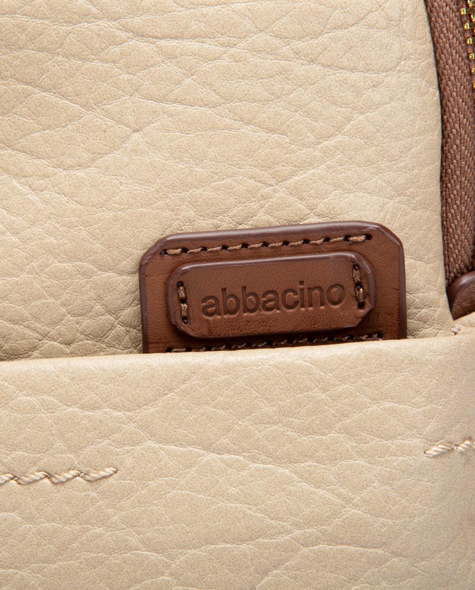 Mochila em Materiais Reciclados Bege-7