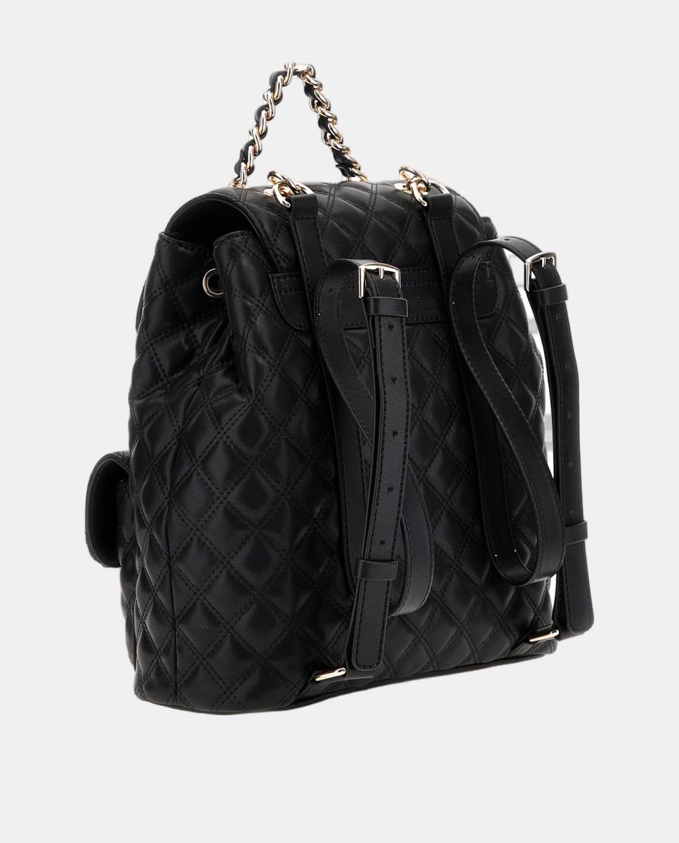 Mochila com Aba e Fecho Magnético Preto-2