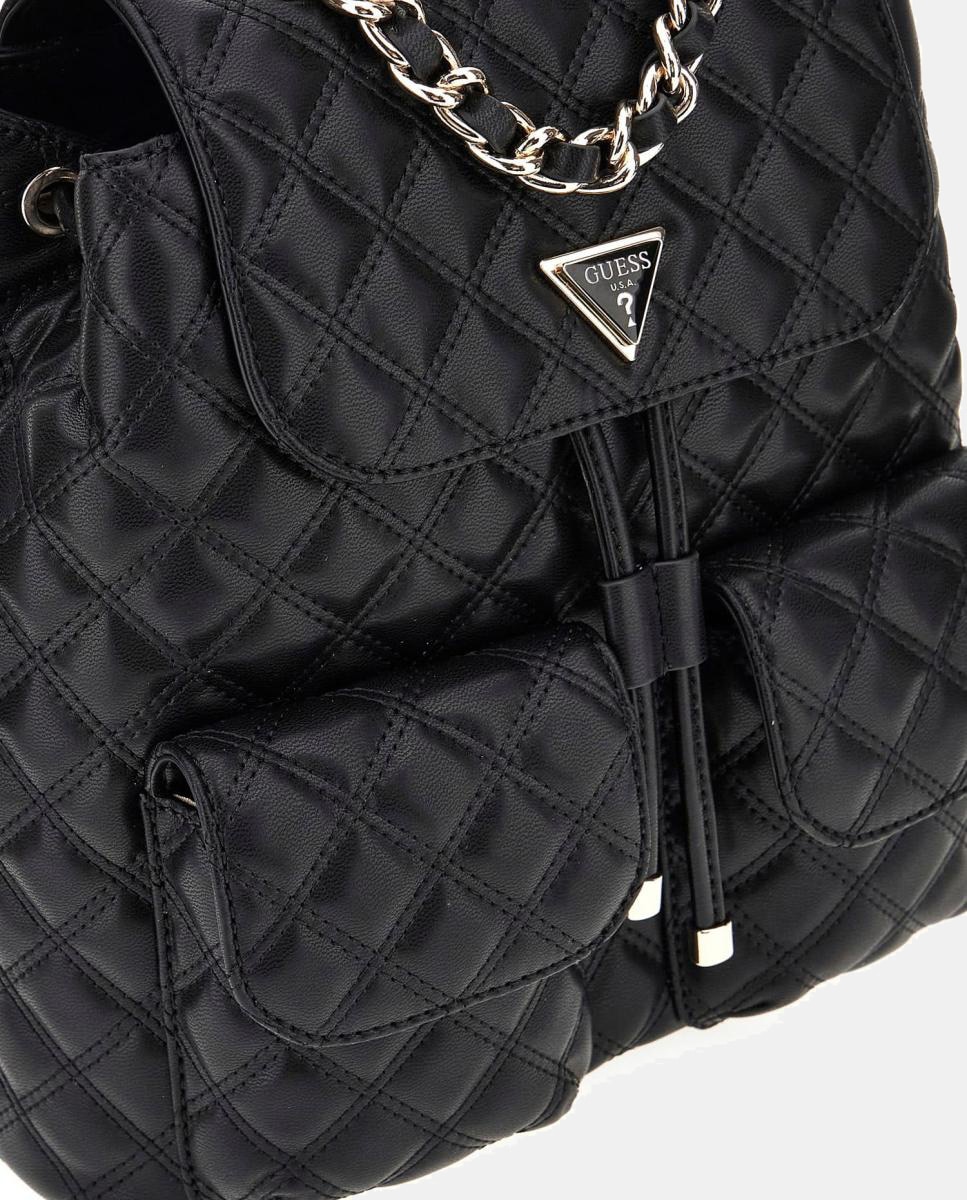 Mochila com Aba e Fecho Magnético Preto-3
