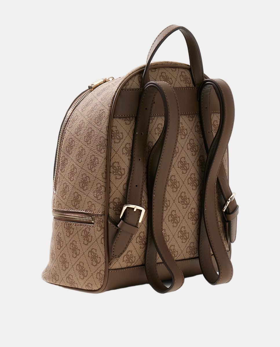 Mochila com Fecho de Correr Castanho-claro-2