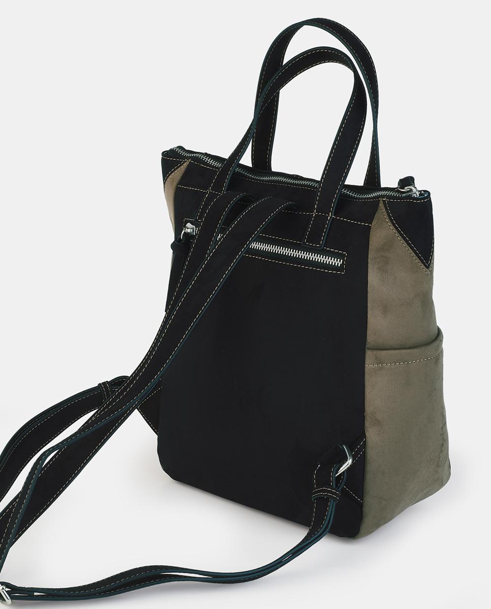 Mochila con cremallera - Caminatta - Negro Negro-2