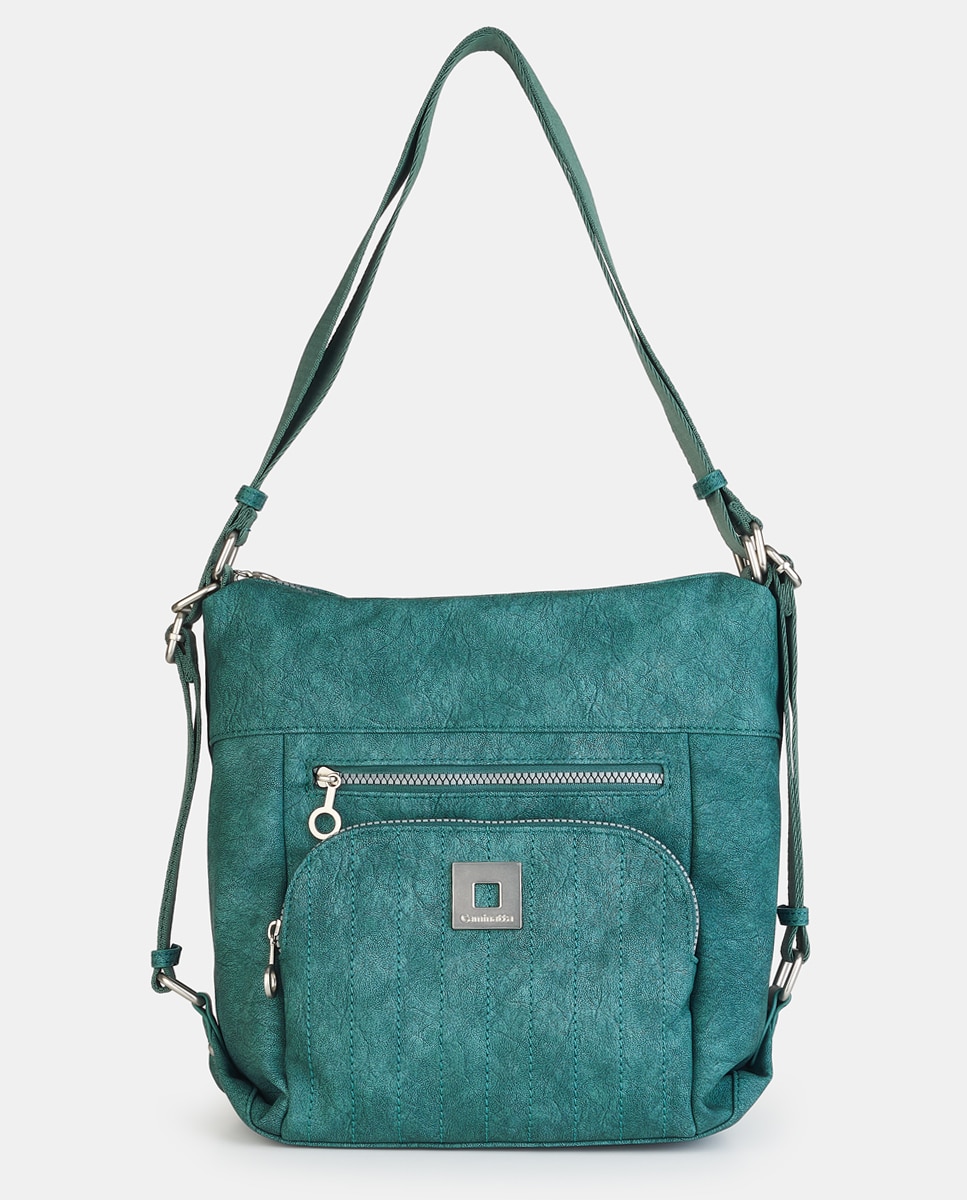 Imagen 0 de Bolso-mochila con cremallera Azul